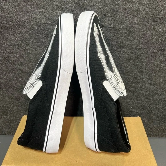 Skeleton Boney Feet Custom BLVD Original Slip Ons Size 10 Mens - Picture 9 of 14